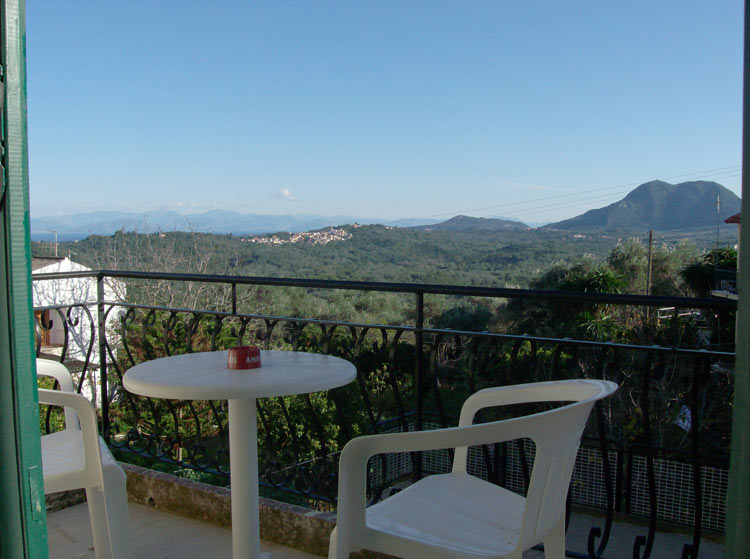 Agnes Rooms - view from balcony