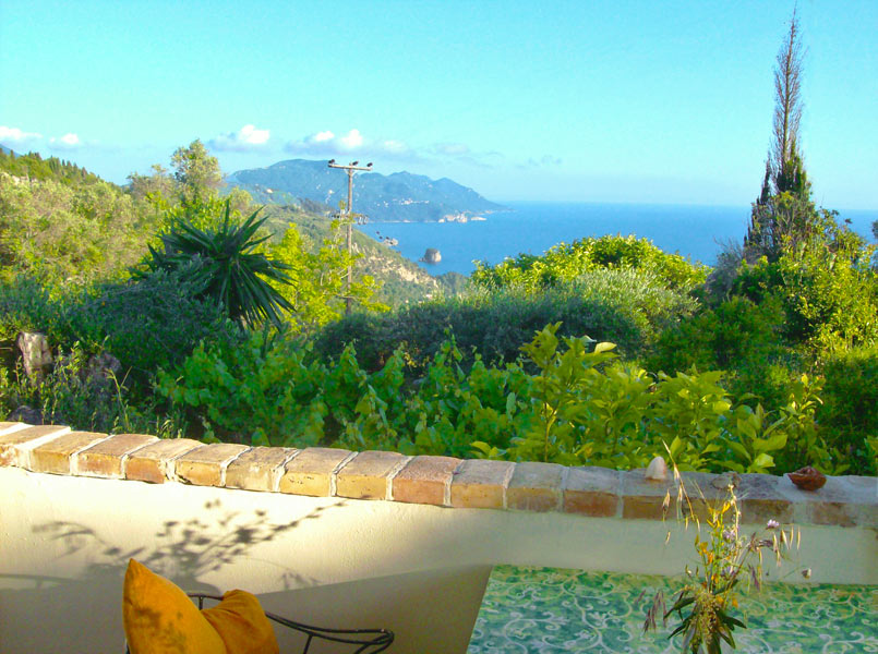 Apartment B - terrace with sea view