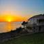 Great sunset by the sea